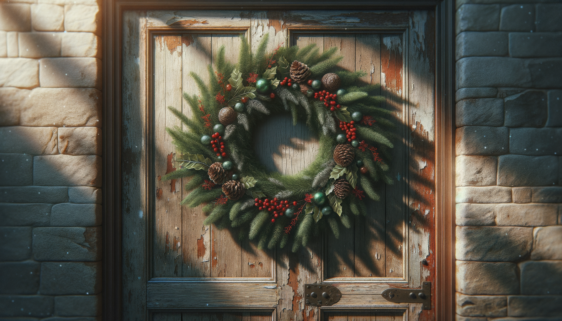 Outdoor Christmas Wreaths to Brighten Your Holiday Entrance